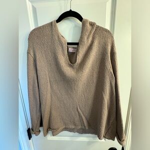 Pink Lily long sleeve sweater, dusty rose color